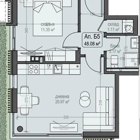 лукс тераса първа линия Сарафово